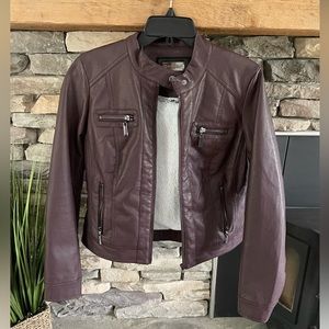 Jou Jou Deep Purple Fur Lined Jacket!